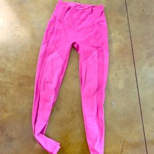 Pink Lululemon All The Right Places Pant High Rise